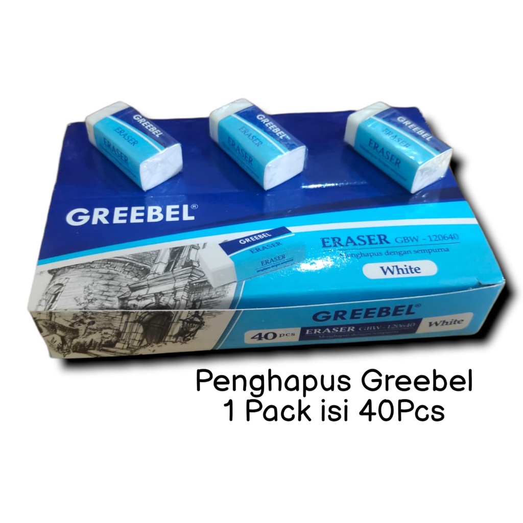 

Penghapus Greeebel Eraser Putih Setip Sekolah