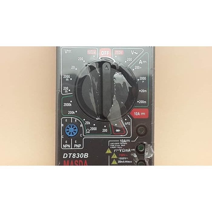Dt830B Multitester Digital Masda