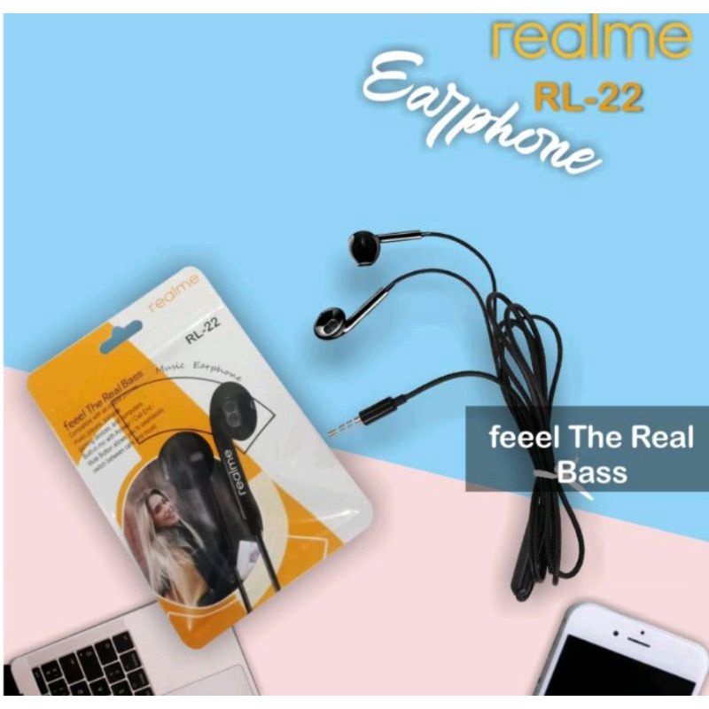 HF HANDFREE HEADSET REALME MODEL RL-22