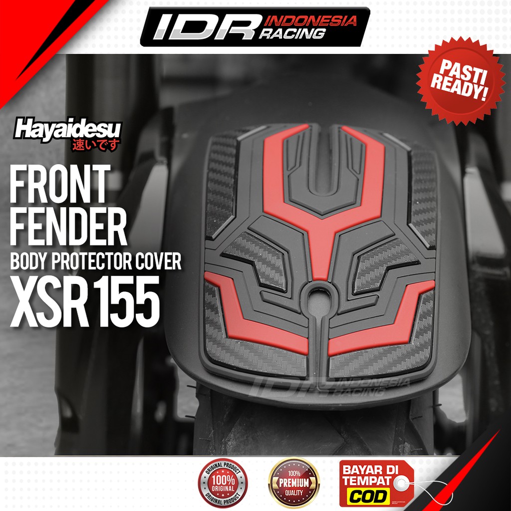 Hayaidesu XSR 155 Front Fender Cover Body Protector Aksesoris Yamaha