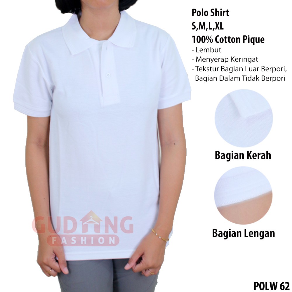 Polo Shirts Pendek Wanita - POLW 62