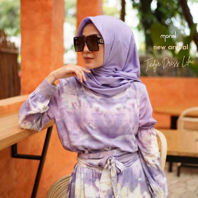 Tie Dye Dress Lilac by monel