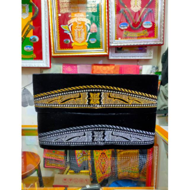 PECI MOTIF RENCONG PINTU ACEH/SONGKOK ACEH/PECI ACEH KHAS ACEH