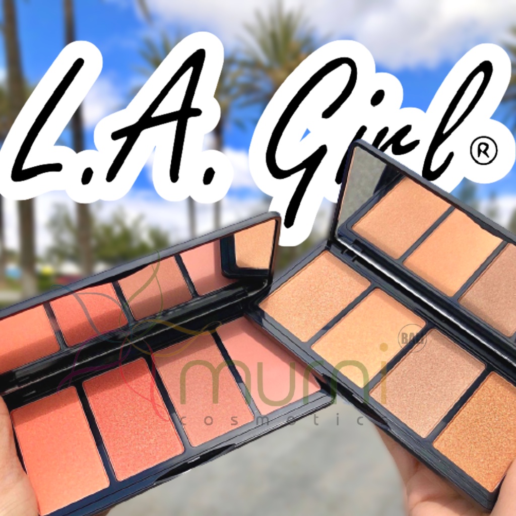 L.A. GIRL BLUSH ,EYESHADOW ,HIGHLIGTING PALLET