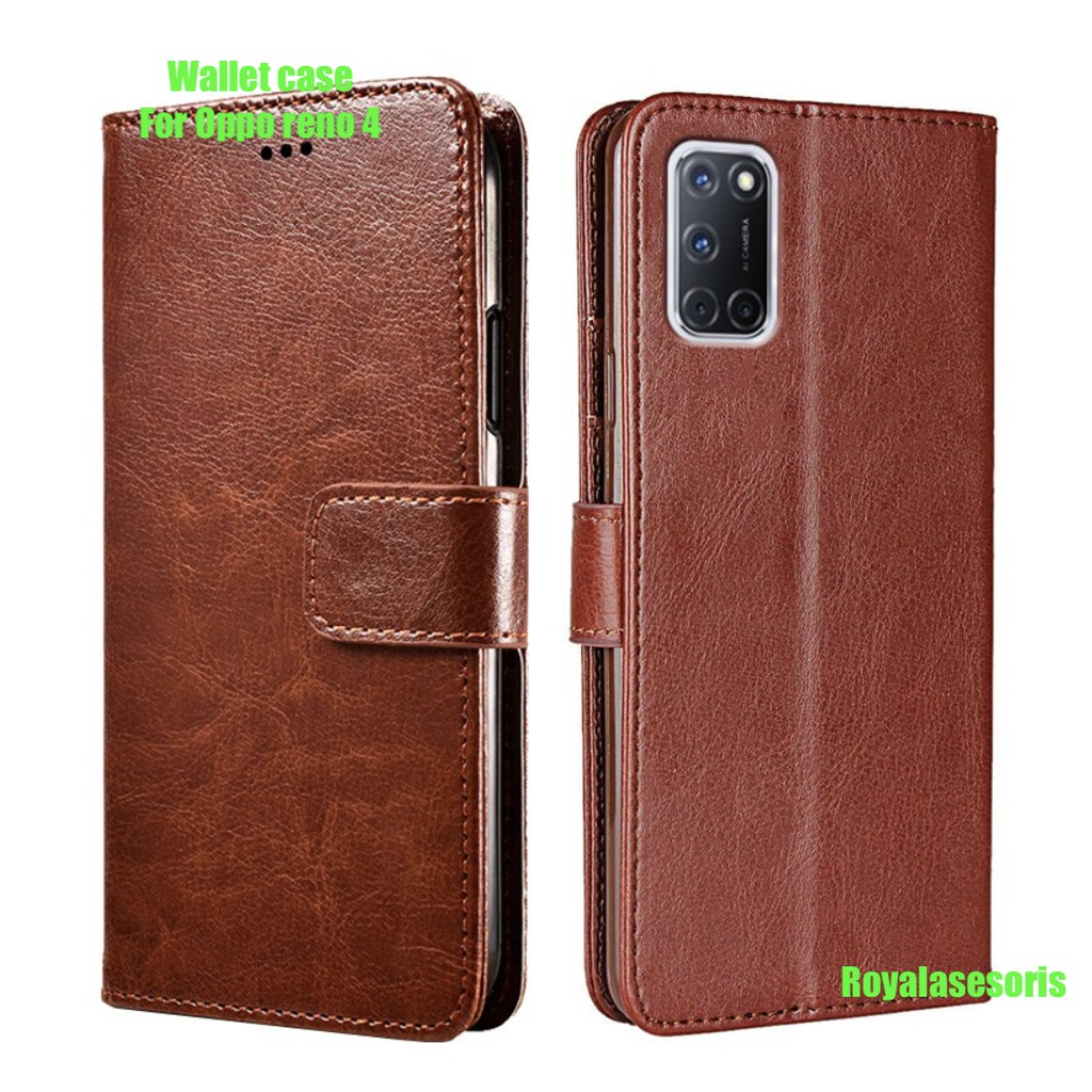 Oppo Reno 4 Flip Cover Wallet Leather Case