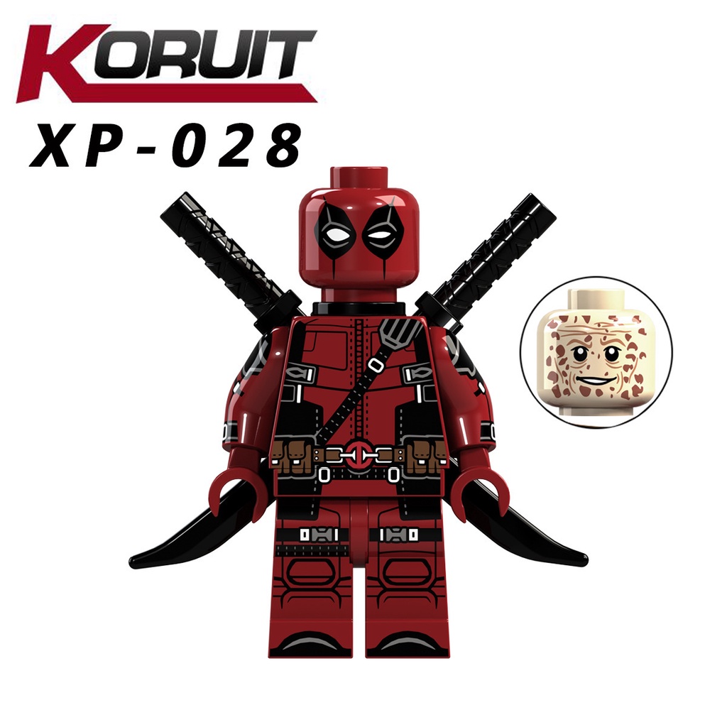 Details about   Lego type mini figurine serie avengers marvel deadpool show original title 
