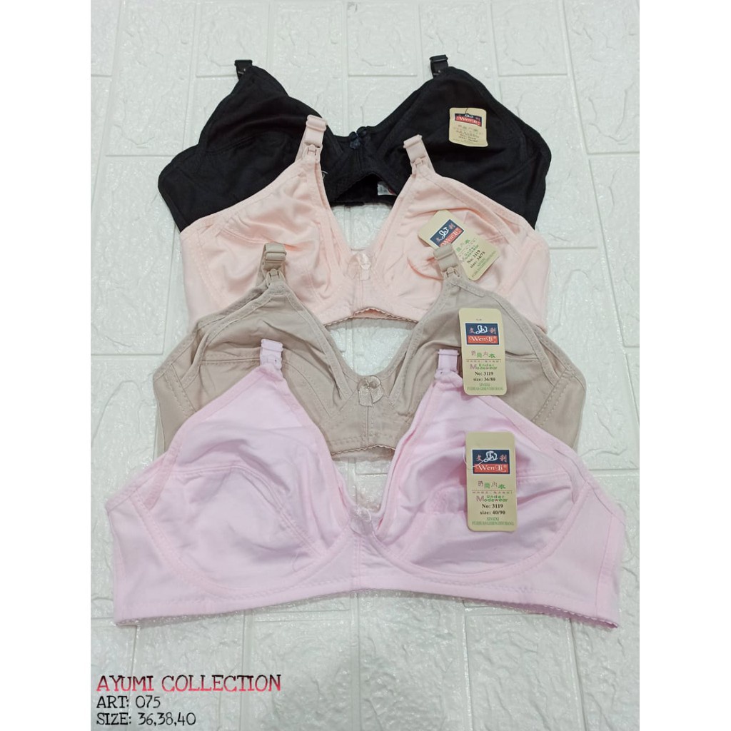 Bra BH MENYUSUI Tanpa Kawat / Bra Maternity / Nursing Bra / wenli