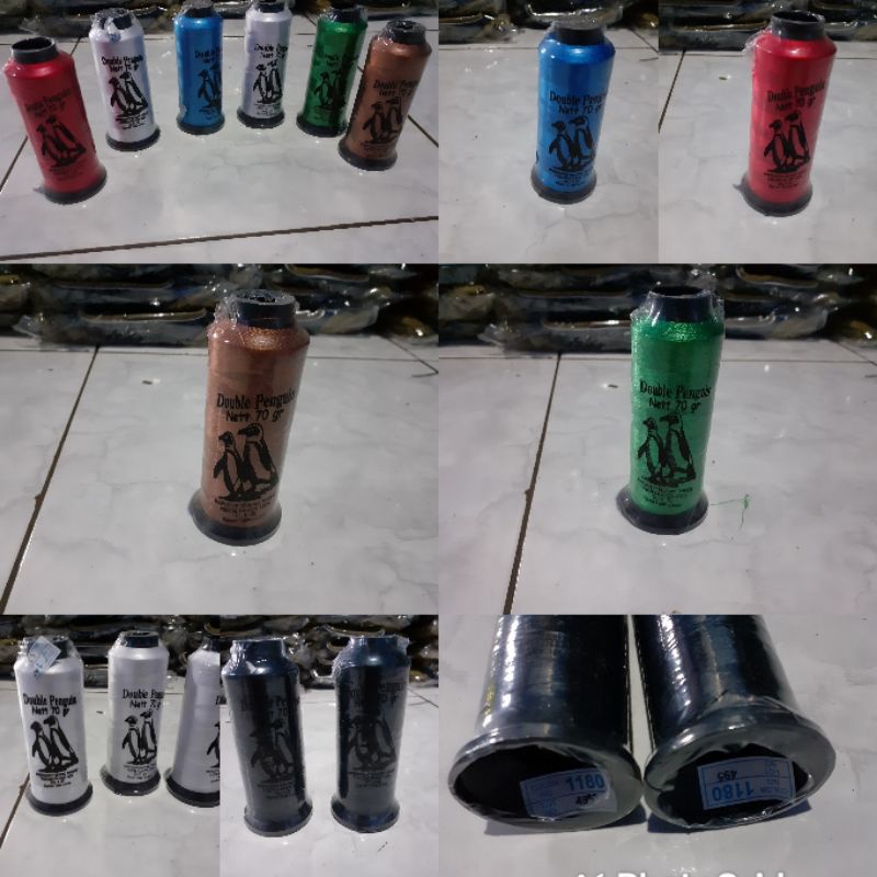 benang bordir terbaru merk double pinguin berkwalitas