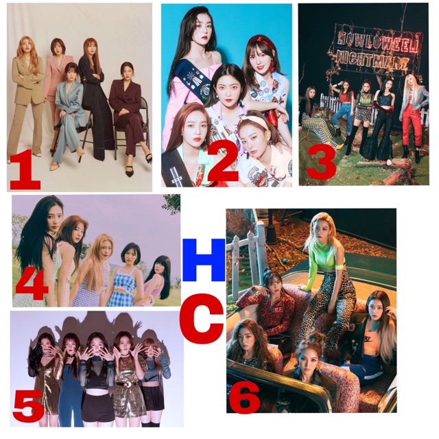 

Poster A4 A3+ Art Karton Glossy Red Velvet group (bisa request foto lain)
