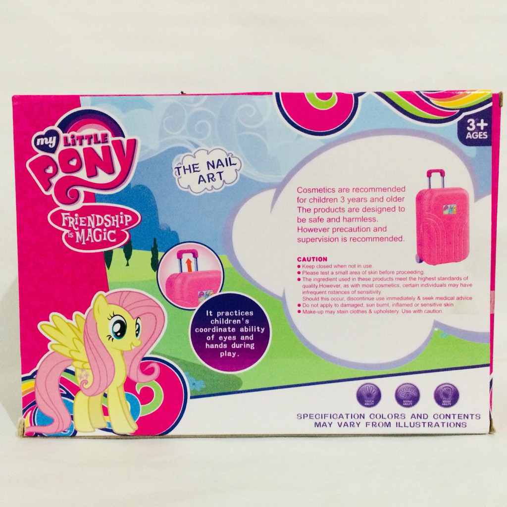 Mainan Anak Alat Make Up Frozen Fashion / Little Pony / Hello Kitty / Mainan Nail Art Koper