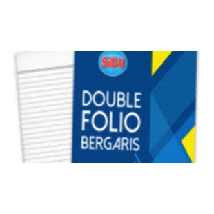 

Kertas Double Folio Garis SIDU Sinar Dunia / Double Folio Bergaris / jual per 1 pack /Double Folio 100 Lembar