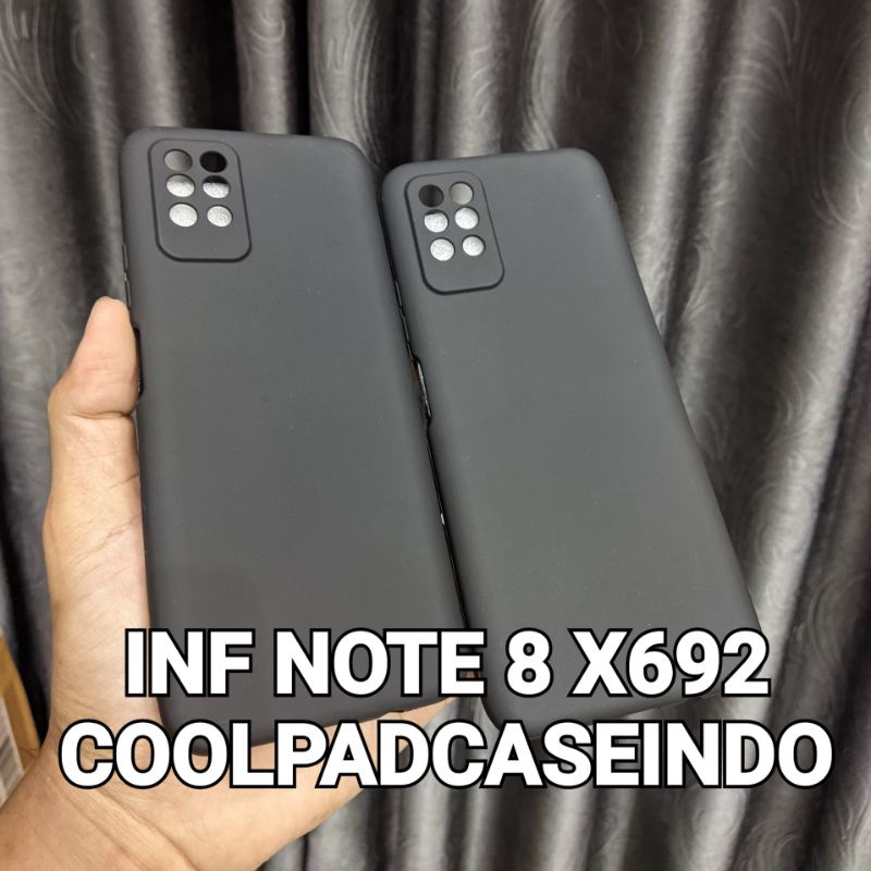 Soft Case Silikon Infinix Note 8 X692 Hitam Protect Camera