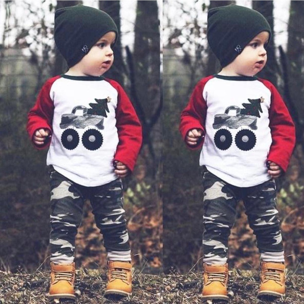 SETELAN ANAK BAJU ANAK 1-5 TAHUN REGLAN TRUCK ARMY SETELAN ANAK TERBARU TERLARIS