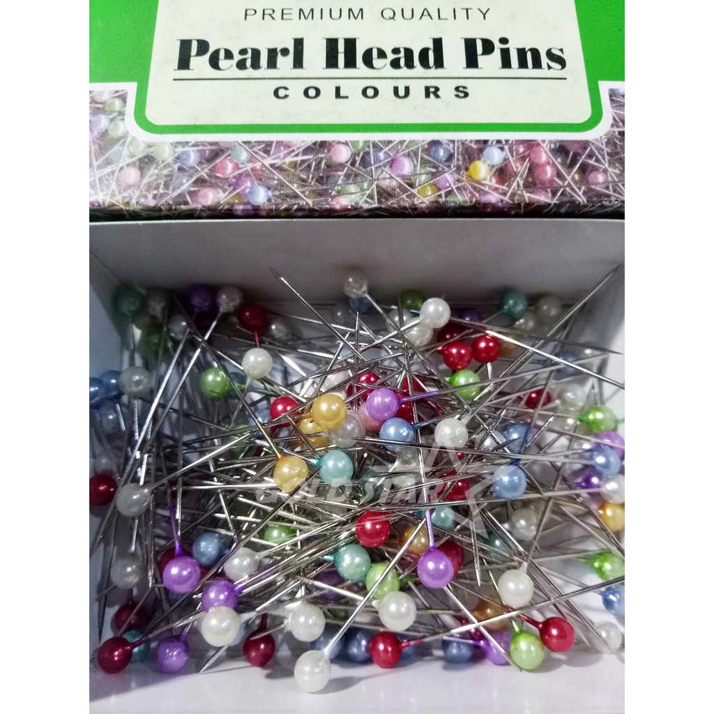 Jarum Pentul Pentol Motek Pearl Head Pins Nemoto 25 Gram