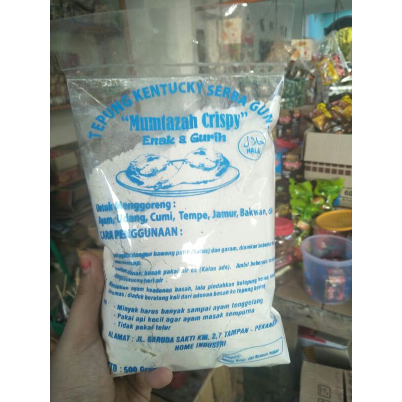 

Tepung Kentucky Mumtazah crispy
