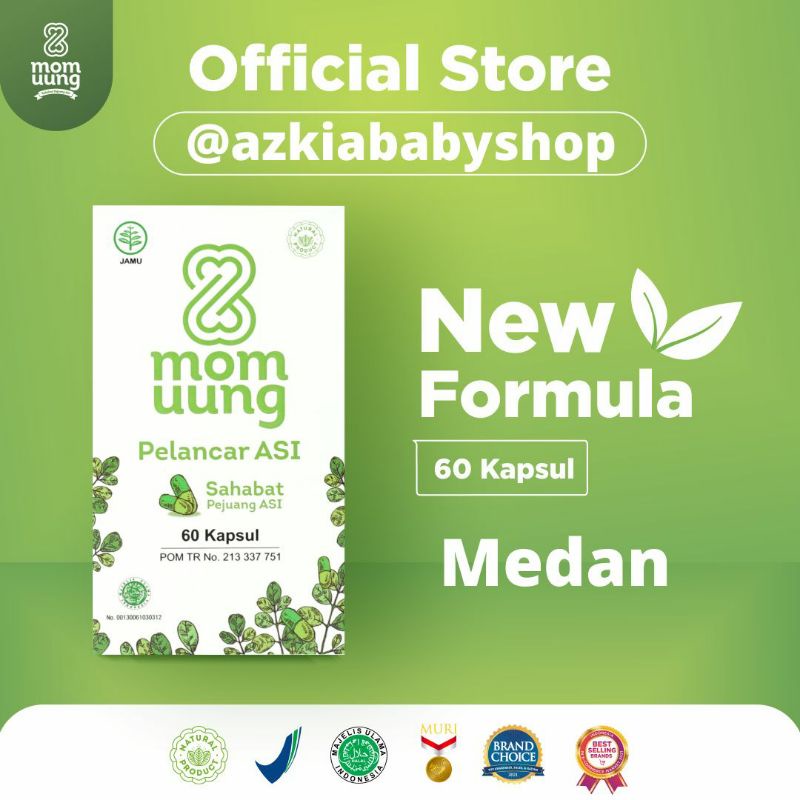 MOM UUNG Booster ASI Pelancar Asi Daun Kelor Ekstrak Ikan Gabus Reseller VIP