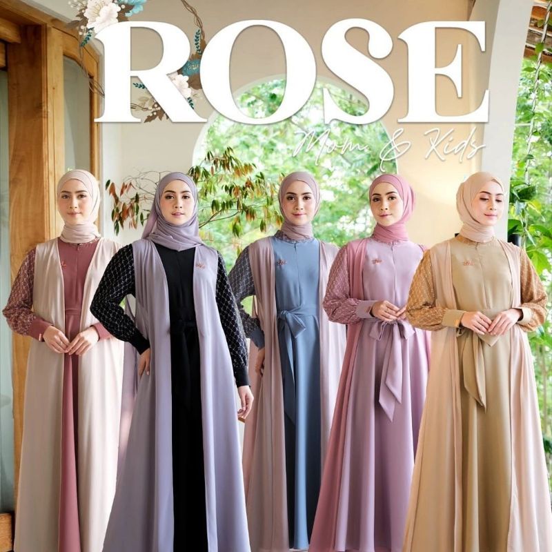 GAMIS ADEN || BLACK SET PASMINA