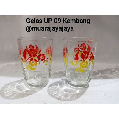 Gelas UP 09 Kembang I Gelas Teh Hangat I Gelas Kopi