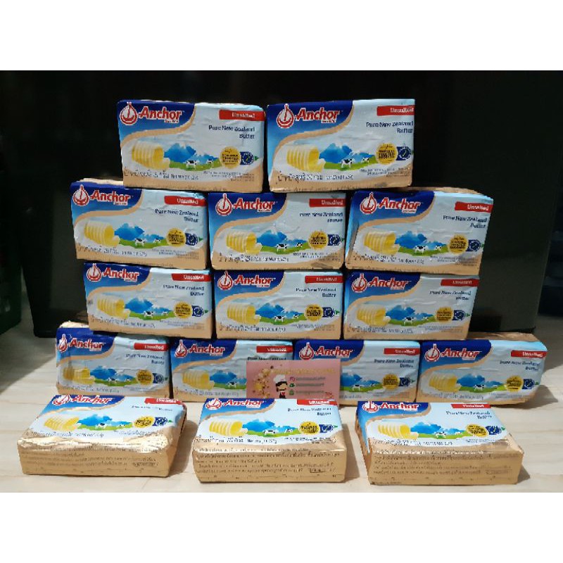 

butter anchor unsalted 200 gr / mentega tawar anchor 200gr