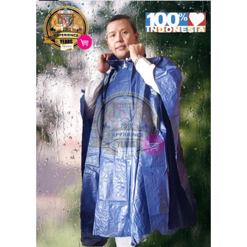 GAJAH ASLI Jas hujan ponco BIG TOP PRIMA / poncho big top prima / JAS HUJAN BAHAN PVC  MODEL KELELAWAR/LOWO