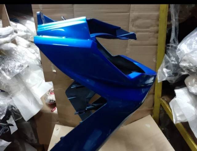 tameng panel depan mio soul gt biru orisinil ygp