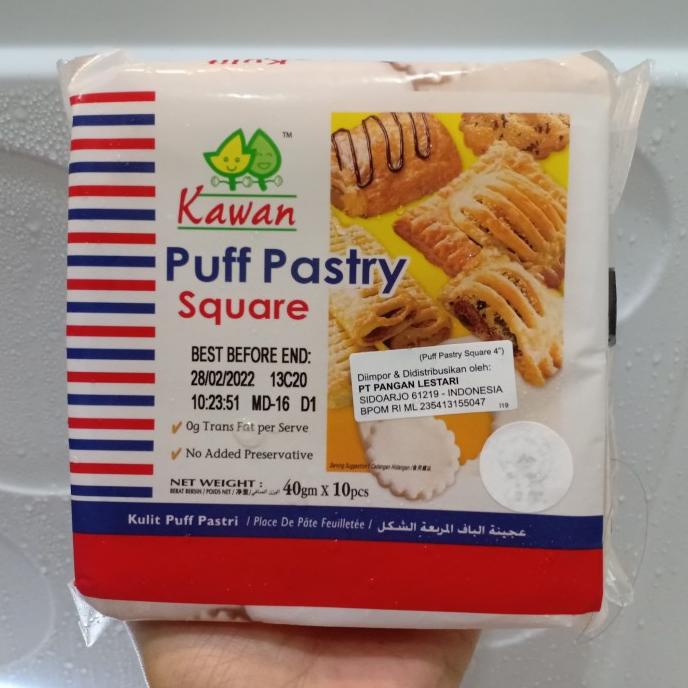 

Puff Pastry Square 400 gram PROMO Kode 718