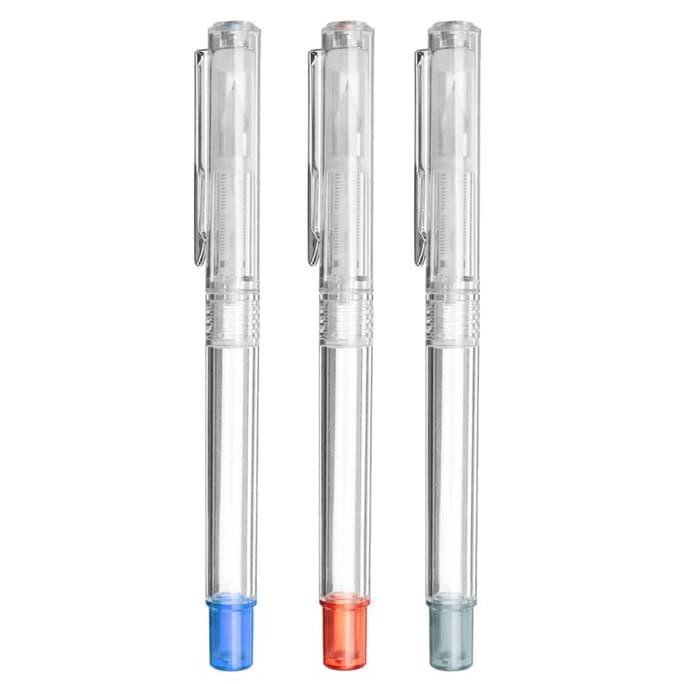 

Classical 0.5mm Fine Nib Transparent Fountain Pen Smooth