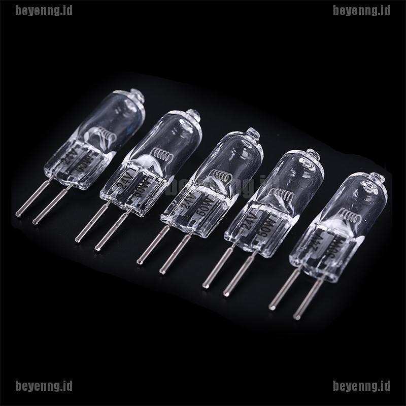 Beye 5Pcs Lampu Halogen 24V G5.3 35W / 50W