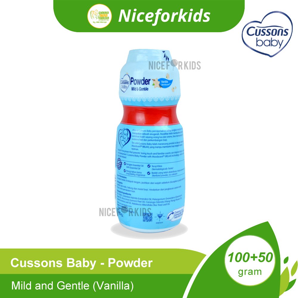 Cussons Baby Powder 100+50gr / Bedak Bayi 100+50gr