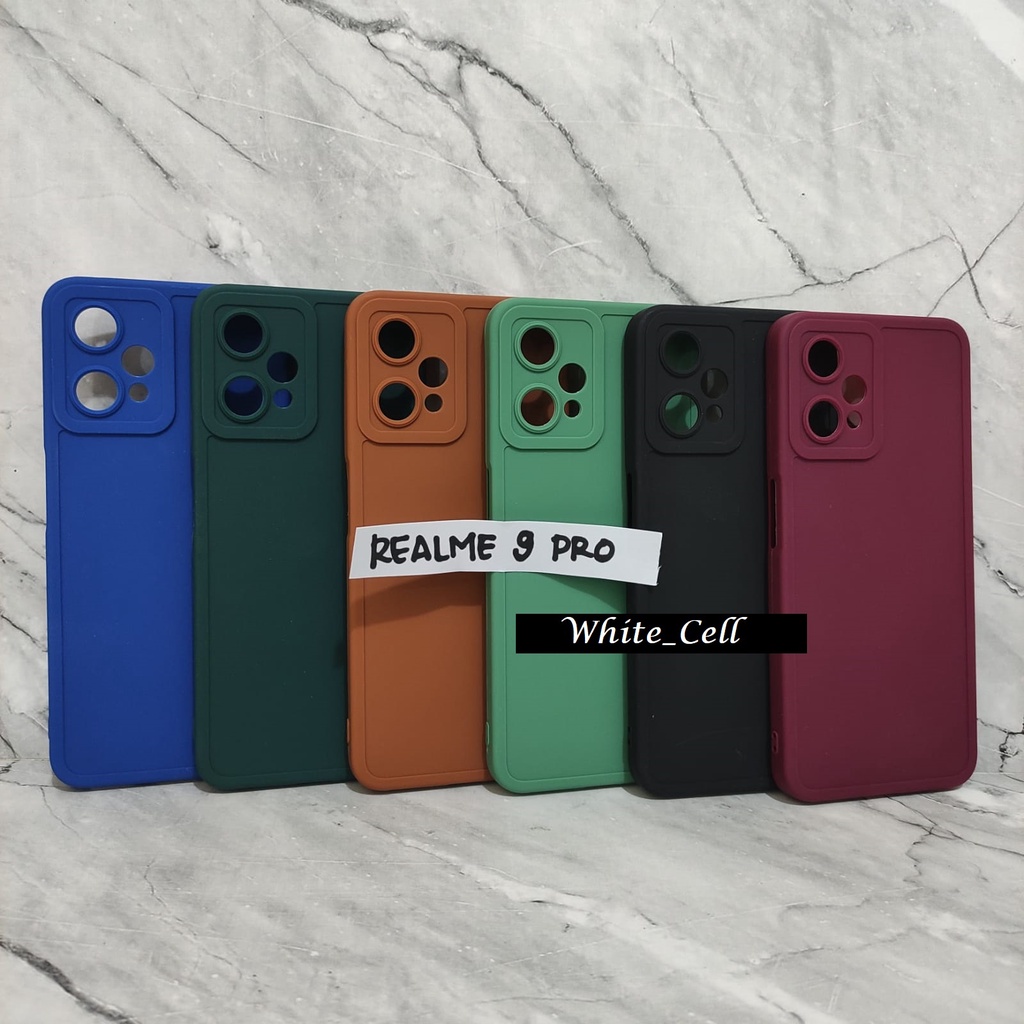 SoftCase ProCamera Silicon Matte Case Realme 9 Pro Plus White_Cell