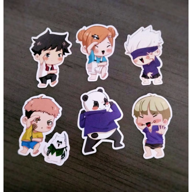 

STICKER ANIME JUJUTSU KAISEN PACK BAHAN ANTI AIR