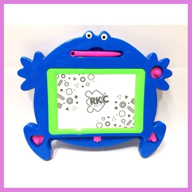 

MAINAN EDUKASI ANAK - MAGNETIC DRAWING BOARD KODOK PAPAN TULIS MAGNET