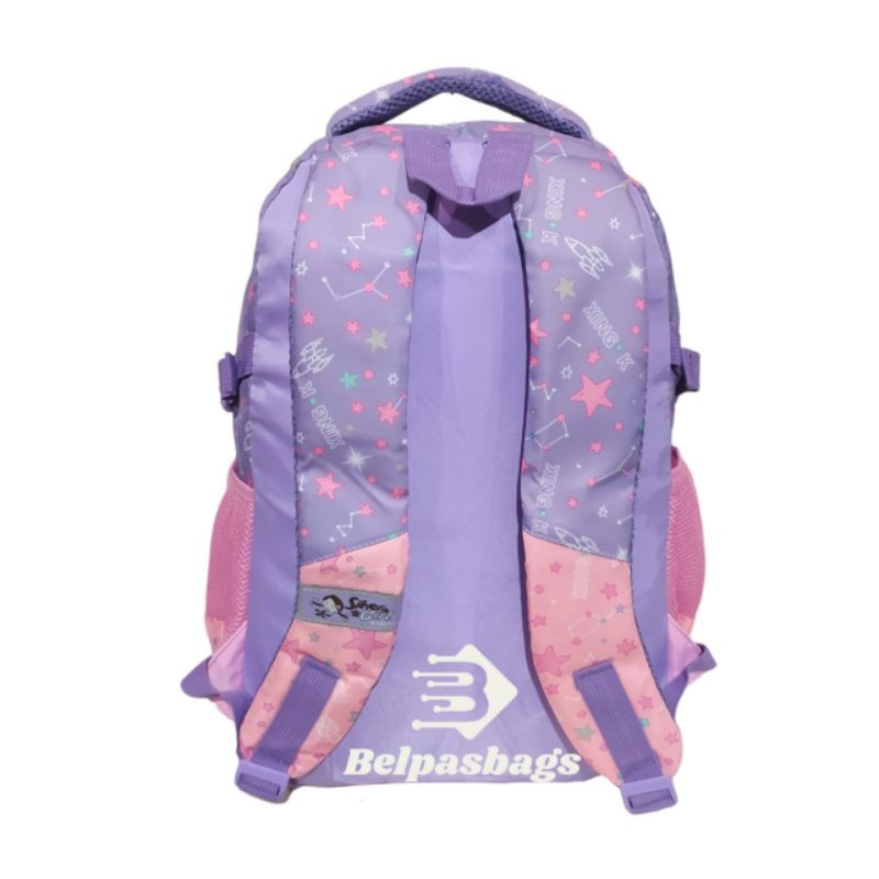 Tas sekolah anak perempuan tas ransel import silver girl by alto 71195E