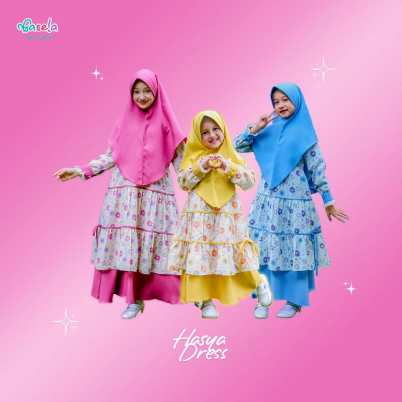 GAMIS ANAK/HASYA DRESS BY BASELA