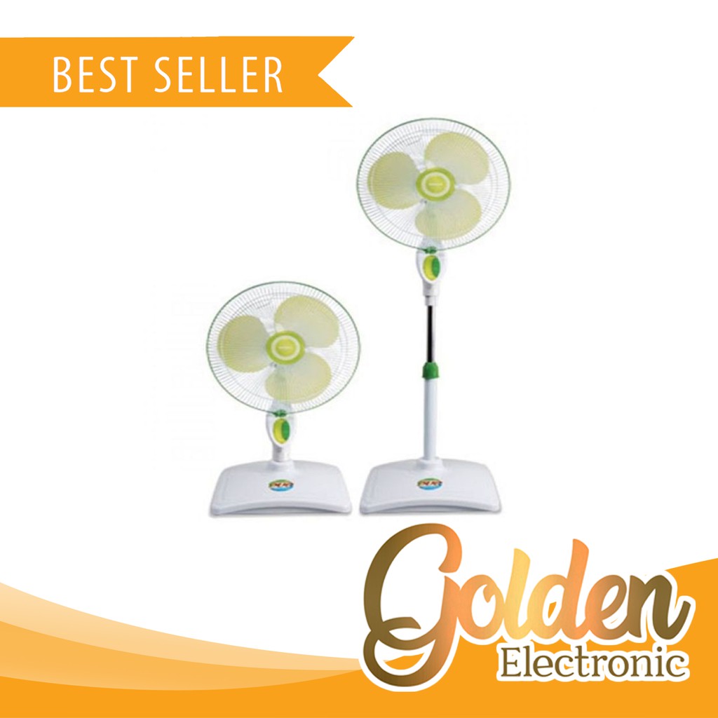 Miyako KAS-1627KB Stand Fan - Kipas Angin Berdiri Miyako KAS1627KB / KAS 1627 KB