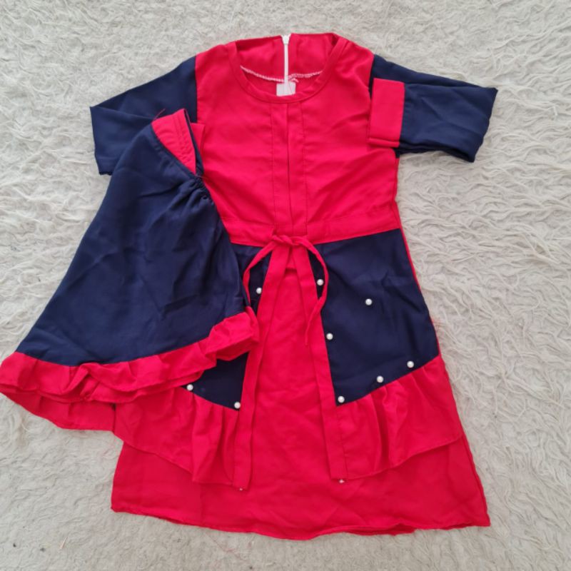 Gamis Anak pearl wolfis