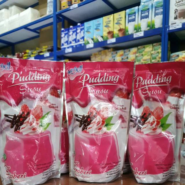 

Nutrijel Strawberry Puding Susu 145Gr/Puding Nutrijell