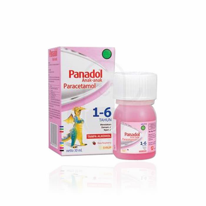 PANADOL ANAK-ANAK SIRUP 30 ML RASA RASPBERRY