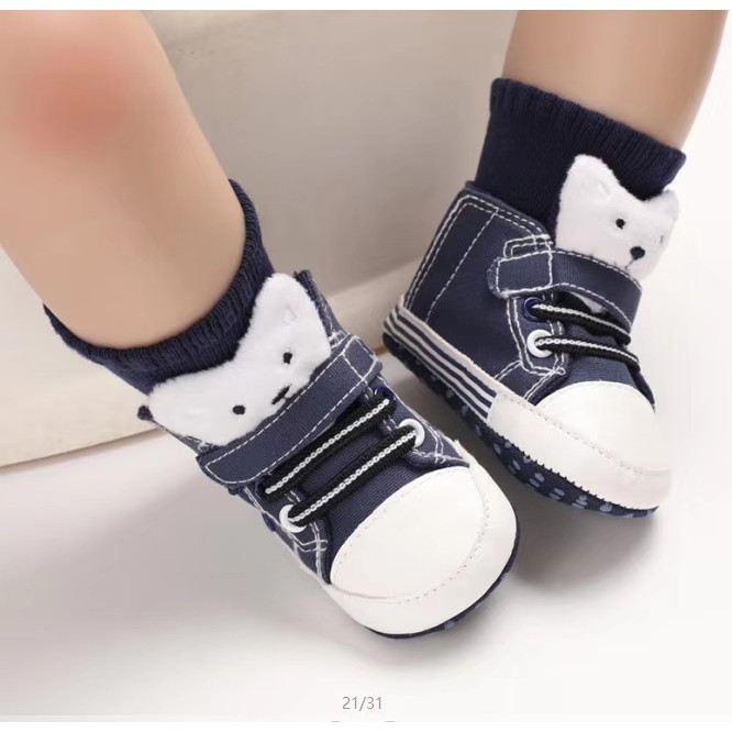 HappyOliver C604 BEAR BOOTS Sepatu Anak Laki Sepatuanak Sepatu Bayi Prewalker Shoes