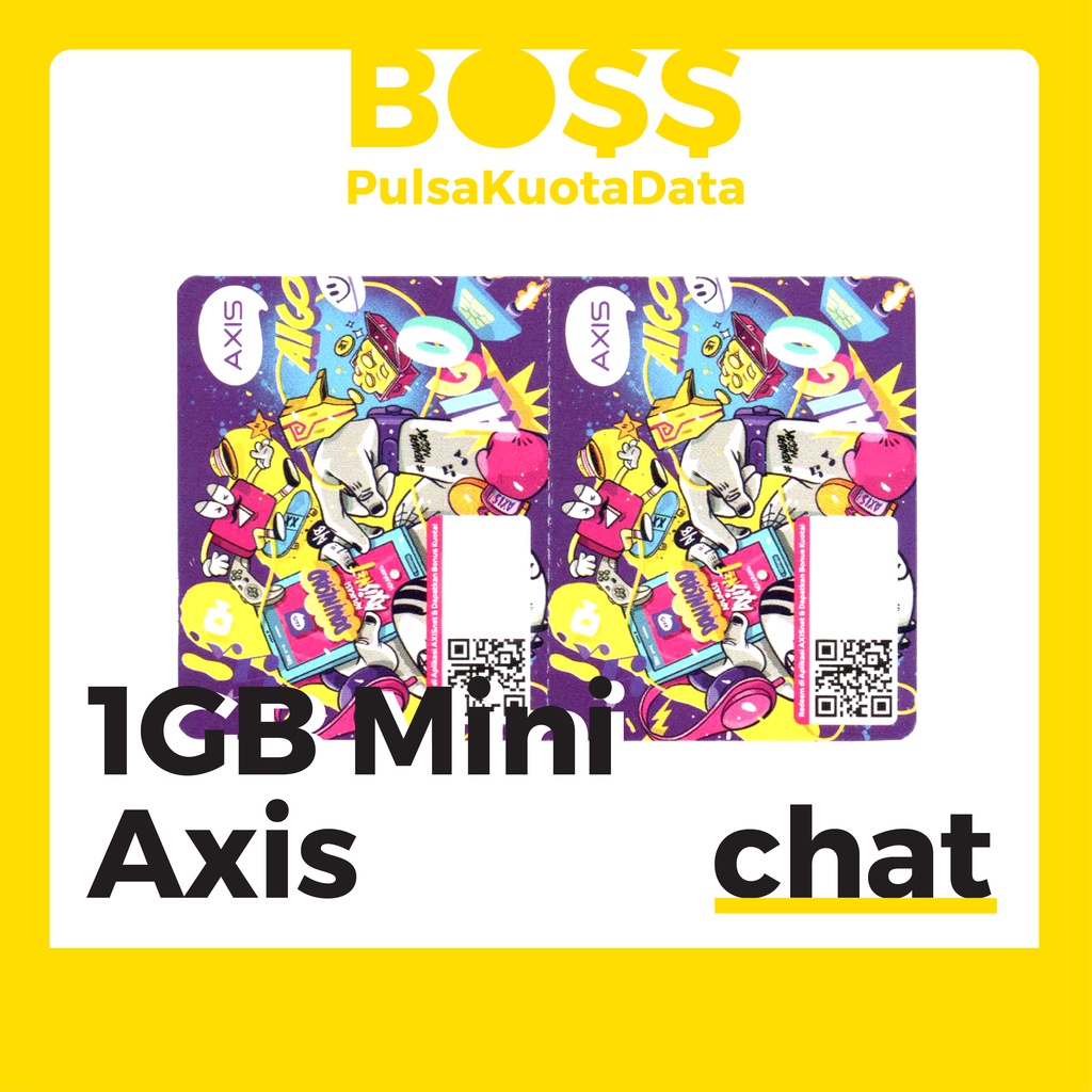 CHAT Voucher Axis Aigo Mini 1GB 5 Hari Kuota Internet Isi Ulang