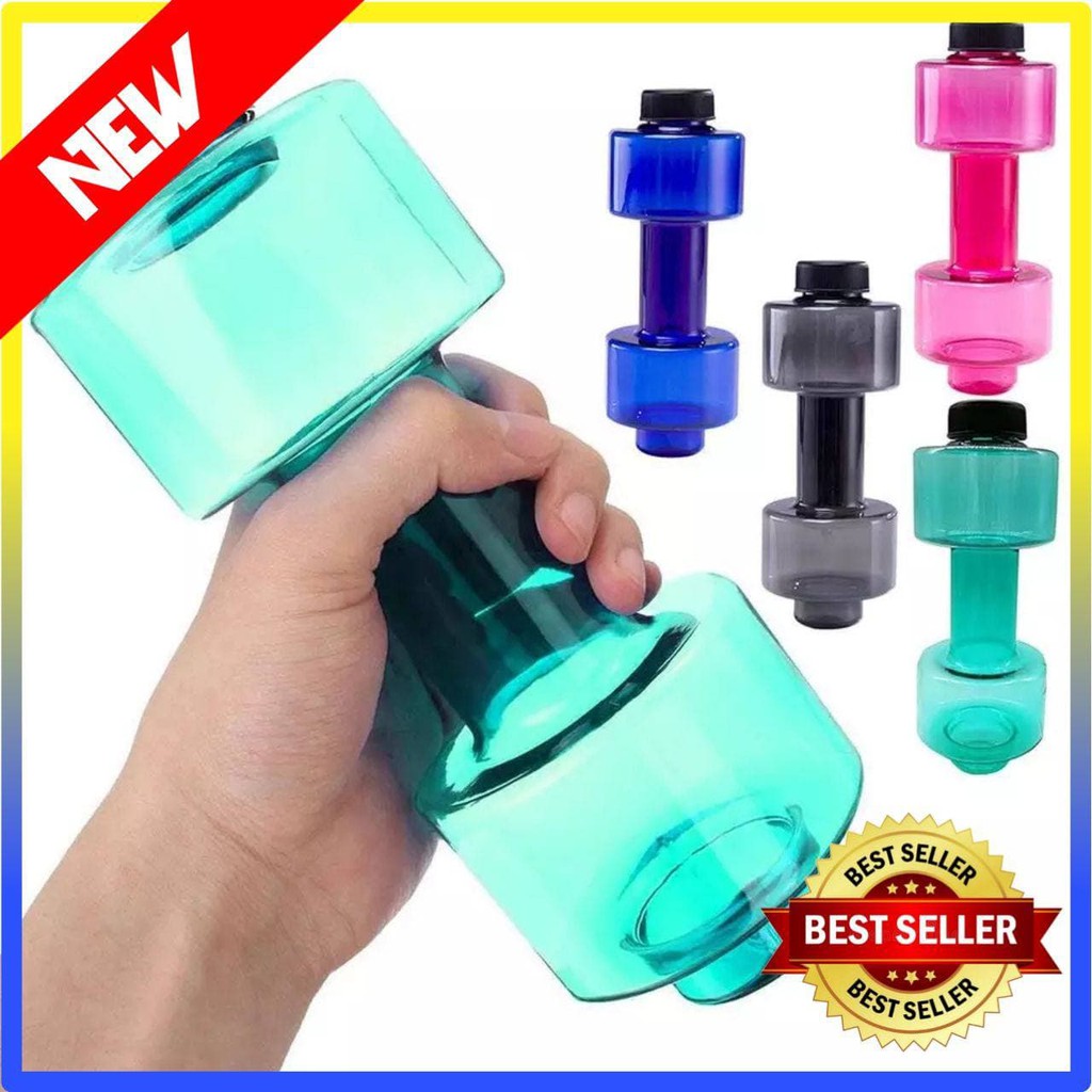Botol Air Barbel Botol Air Minum Unik Botol Plastik Olahraga - 100405-2