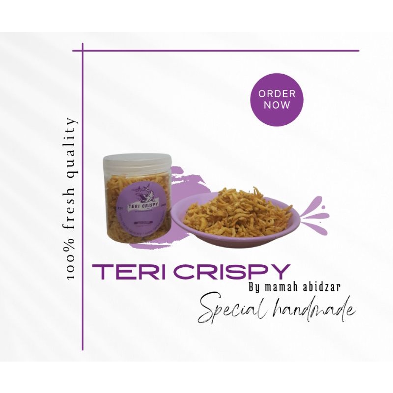 

TERI CRISPY Khas Madura Non Msg 200 gram | ( KUALITAS PREMIUM )