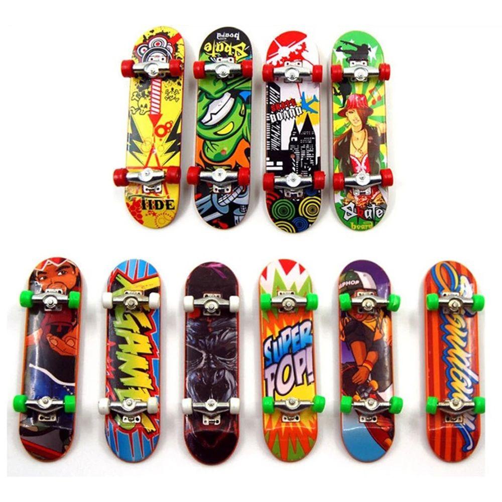 Needway Finger Skateboard Simulasi Untuk Anak Alloy Stand Gag Mainan Anak Mainan Kartun Skate Truck