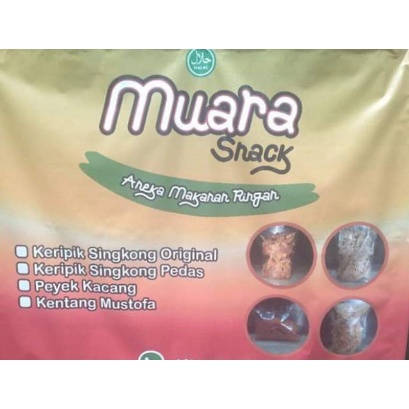 

Kripik singkong original rasa asin 190grm Muara Snack