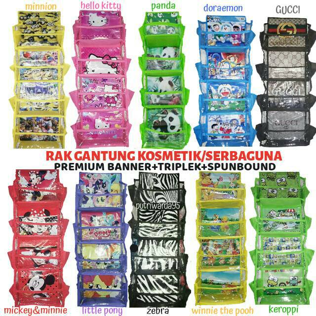 rak kosmetik/serbaguna gantung/bedak