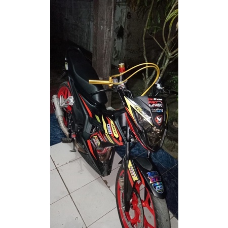 tali kabel gas serat carbon gold kabel gas carbon universal panjang kabel 210cm serat carbon Tali gas domino