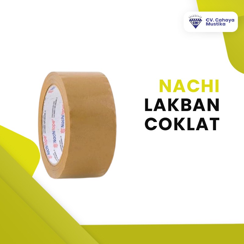

Alat Tulis Kantor/Alat Tulis Kantor Grosir/Alat Tulis Kuliah Lakban Coklat Nachi 2 Inch Malang