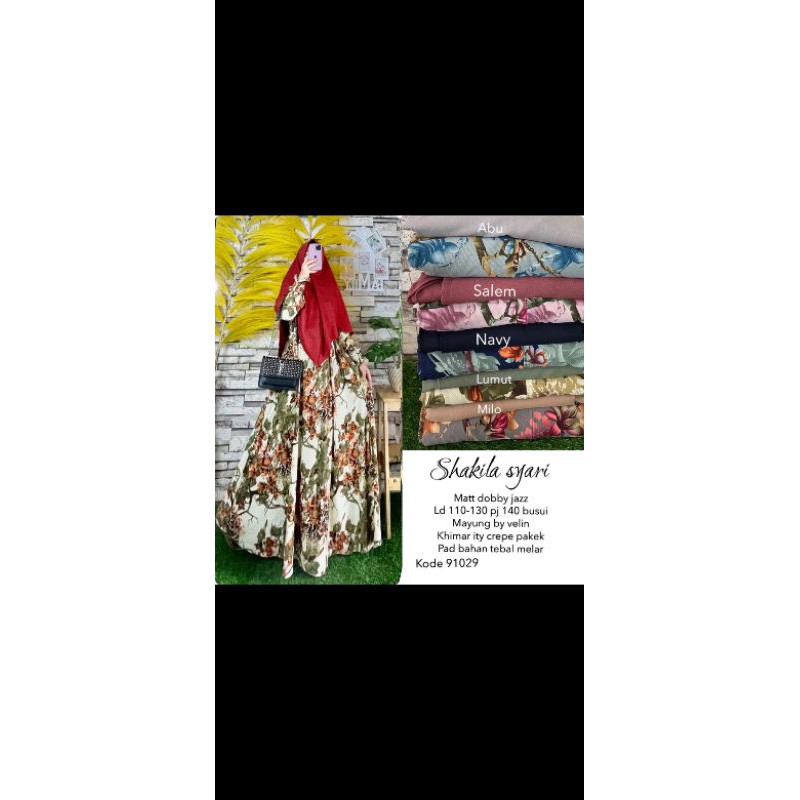 Gamis Set Shakila Syari