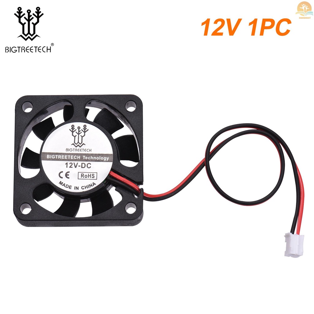 BIGTREETECH 3D Printer Parts 12V 24V 4010 Quiet Cooling Fan 40x40x10mm 2-Pin Connector Mini Brushless Fan Cooler