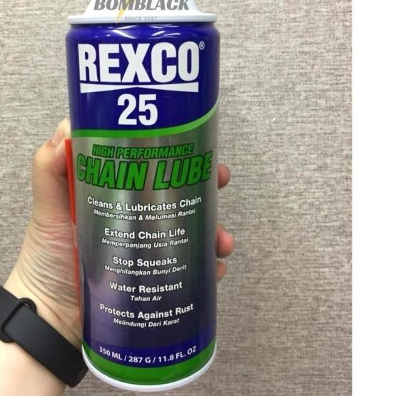 ☺ Pelumas Rantai REXCO 25 350ml Chainlube Minyak Oli Rantai Motor Mobil ✼